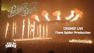 Parkway Drive performs Crushed with EPIC Flame Spider Production [upl. by Aneehsor]