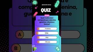 Quiz de Biologia biologia quiztime [upl. by Nebeur615]