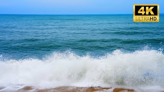 Relaxing Ocean Sounds in 4K Soothing Beach Waves for Sleep and Relaxation  ASMR [upl. by Namia]