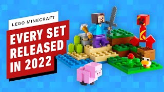 Every LEGO Minecraft Set Released in 2022 [upl. by Lertnahs]