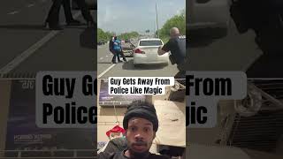 GUY GETS AWAY FROM POLICE LIKE MAGIC police infiniti shorts justcarvids [upl. by Kessel617]