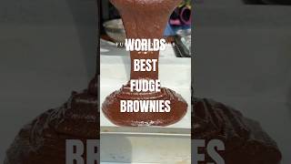 the ONLY brownie recipe you need baking recipe brownie dessert fudgebrownie [upl. by Anicnarf]