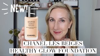 NEW CHANEL LES BEIGES HEALTHY GLOW HYDRATION LONGWEAR FOUNDATION  MATURE SKIN [upl. by Nnaear]