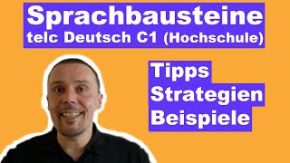 Sprachbausteine  TippsStrategienBeispiele  telc Deutsch C1 Hochschule [upl. by Ahtenak]