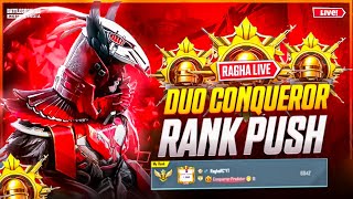 DUO CONQUEROR LIVE RANK PUSH shortsfeed conqueror bgmi [upl. by Marcelo]