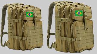 QTampQY Mochila Tática Militar de 45L Molle mochila trilha Sobrevivência Emergência Caminhadas e caça [upl. by Annod886]