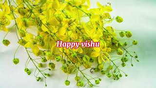 vishu songs malayalamvishu 2024vishu wishes in malayalam [upl. by Llarret]