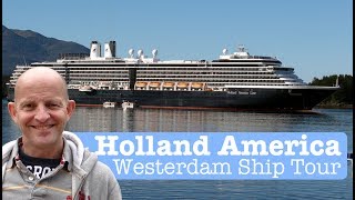 Holland America MS Westerdam Tour and Review Post Refit Innovations and Additions [upl. by Sera575]