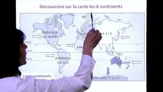 GEOGRAPHIE  Les continents et le planisphère Françoise CHAVE CHAPUIS [upl. by Ertnom969]