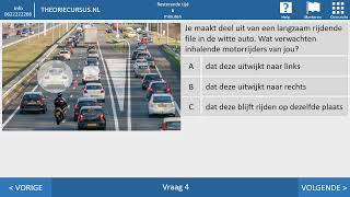 Theorie examen auto  aanhangwagen  inhalen  file  APK  voorruitverwarming [upl. by Lahsiv134]