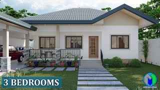 3 Bedroom House Design  10x8m 80sqm [upl. by Ytnom]