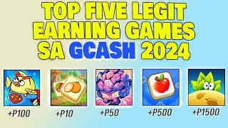 FIVE LEGIT PAYING APPS THROUGH GCASH NA KIKITA KA KAHIT WALANG INVITE  EARNING APP FOR GCASH 2024 [upl. by Ellenig]