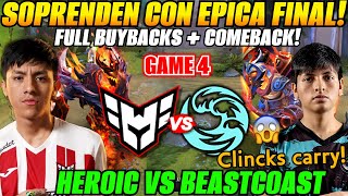 😲Heroic vs Beastcoast Game 4 Bo5 GRAN FINAL🏆Parker SF vs Payk Clincks  ESL One Bangkok 2024 [upl. by Creight524]