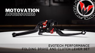 Evotech Performance  Folding Brake and Clutch Lever Set [upl. by Byrn943]