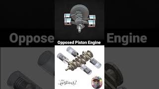 Opposed  Piston Diesel engine working animation automobile gear piston engineering mechanical [upl. by Repinuj]