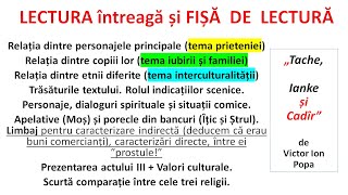 Comedia ”Tache Ianke și Cadîr” Audiție și Fișă de lectură Unirea religiilor Căsătoria interetnică [upl. by Brockie]