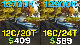 i7 12700K vs i9 12900K  10 Games Benchmark Test [upl. by Naed]