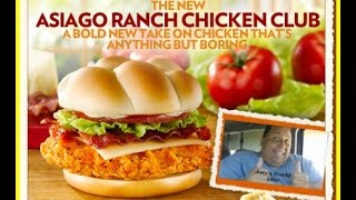 Wendys  Asiago Ranch Chicken Club REVIEW [upl. by Nireves]