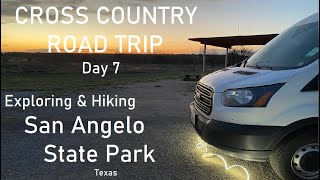 San Angelo State Park Texas Exploring Camping amp Hiking Cross Country Road Trip 2024 Day 7 [upl. by Jannel]