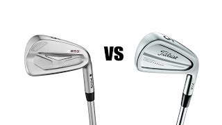 Titleist 714 CB Irons Vs Ping S55 Irons Comparison and Review [upl. by Ahterahs]