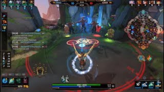 Smite Conquest Horus Solo Gameplay  4v5 Game Thanatos Jungle Quit [upl. by Hubey]