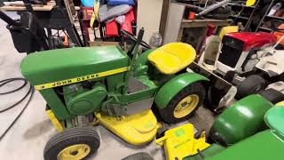 The john deere collection Custom colors 140s and round fender 110 112 [upl. by Etteniuq897]