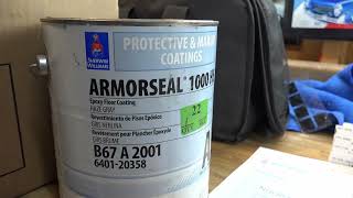 Armorseal 1000 Epoxy Garage Floor [upl. by Sue]