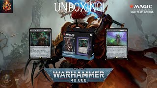 Warhammer 40K Commander Deck Necron Dynasties  UNBOXING [upl. by Llennahs]