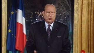 Voeux de Jacques Chirac  la sécurité [upl. by Elocen]