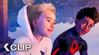 “Gwen Stacy Falls in Love with SpiderMan” Scene  SpiderMan Across The SpiderVerse 2023 [upl. by Rochus]