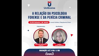 A Relação da Psicologia Forense e da Perícia Criminal [upl. by Casandra436]