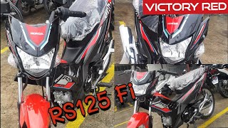 Pinakabagong RS125 Fi in Victory Red Available sa Honda Biñan Rs125Fi RS125 rs125 [upl. by Cele]