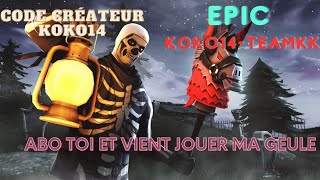 live fornite gameabo rejoint Reste sur live en Game ou exclucode créateur koko14 [upl. by Odranreb]