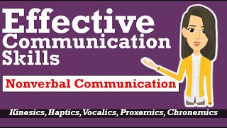 Nonverbal Communication  Kinesics Haptics Vocalics Proxemics Chronemics  Oral Communication [upl. by Akeimat]