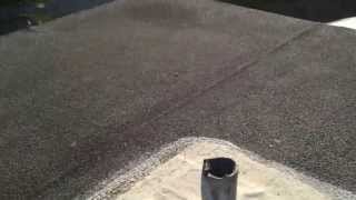 Modified Bitumen SCUPPER installed by National Roofing TX [upl. by Ahtiekahs]