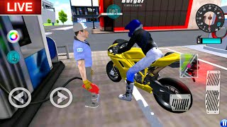 🔴LIVE✅3D SUPER BIKE VS Bullet Train POLICE Car Driving School Best Android Gameplay HD [upl. by Atires]