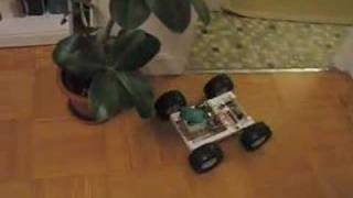 Autonomous rover robot with Arduino card as controller [upl. by Lemire]