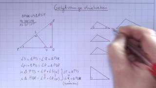 VWO5wisDH71 Gelijkvormige driehoeken [upl. by Halludba393]