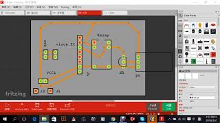 電路板設計軟體fritzing教學匯出成gerber檔 [upl. by Avivah]