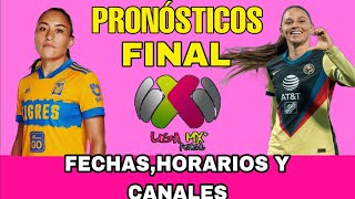 FINAL LIGA MX FEMENIL APERTURA 2023 FECHAS HORARIOS Y CANALES [upl. by Eenafets451]