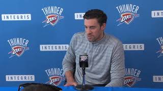 Thunder exit interview  Nick Collison [upl. by Noremac]