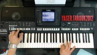 تعليم الاورج  عزف  ماعاد تسال رابح صقر  تعليم الاورج  ياسر درويشة  YAMAHA PSR A3000 [upl. by Susann]