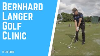 Bernhard Langer  Golf Clinic At Boca Rio  11302018 [upl. by Jacintha18]