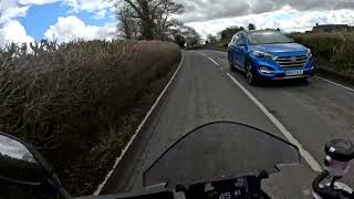 YAMAHA MT09 Riding the Warwickshire Twisties Tamworth to Fillongley [upl. by Eibot887]