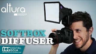 Flash Diffuser Light Softbox by Altura Photo  Review [upl. by Lindahl]