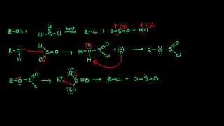 Alkyl Chlorides by Alcohol Reactions with Thionyl Chloride [upl. by Merat]