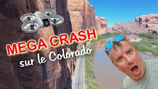 😱 DJI NEO 😨 MEGA CRASH 4K 🥶 audessus du Colorado 🤬 [upl. by Tlevesor]