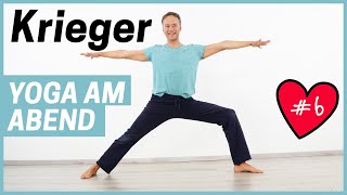 10 Minuten Krieger des Lichts  YOGA AM ABEND  Tag 6 [upl. by Urbanus]