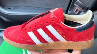 Adidas Handball Spezial Sporty amp Rich USA Red Shoes [upl. by Nanci]