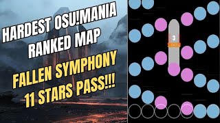 🔥 OSUMANIA HARDEST RANKED MAP DESTROYED  FALLEN SYMPHONY 7K 🔥 [upl. by Darrell]